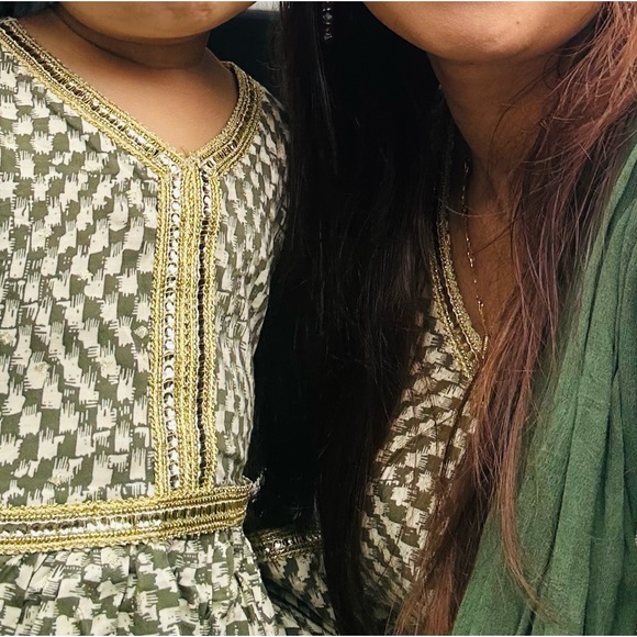 Baby girl dress salwar suit 3 PCs party wear - Picture 8 of 8